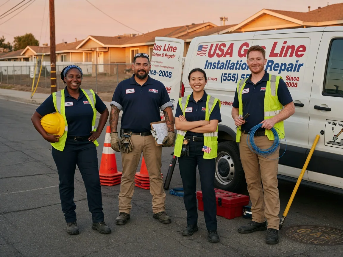 Gas Line Installation company in Camp Nelson, CA